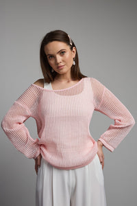 Pulover 2734 — roz pal - roz pal