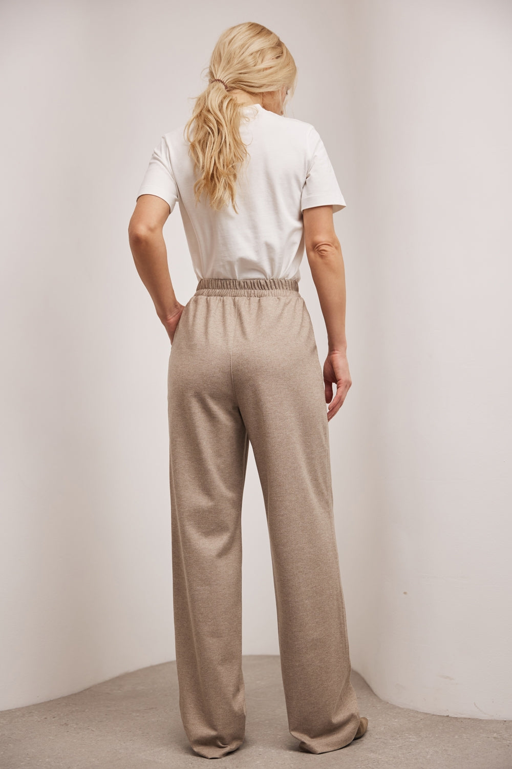Pantaloni 3089 — gri-bej - gri-bej