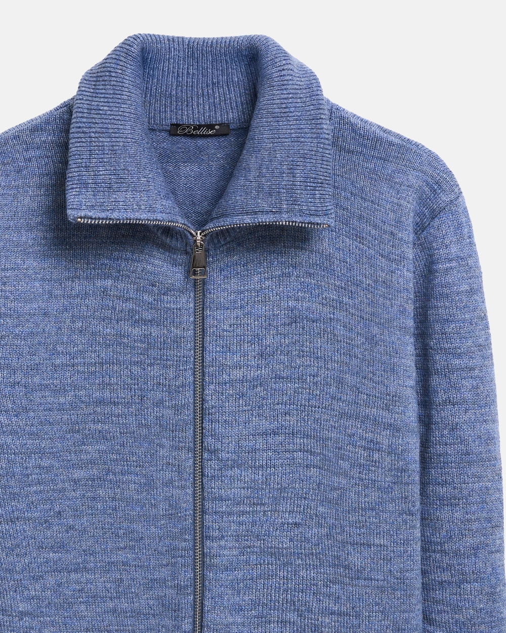 Pulover cu fermoar 2985 — denim - denim