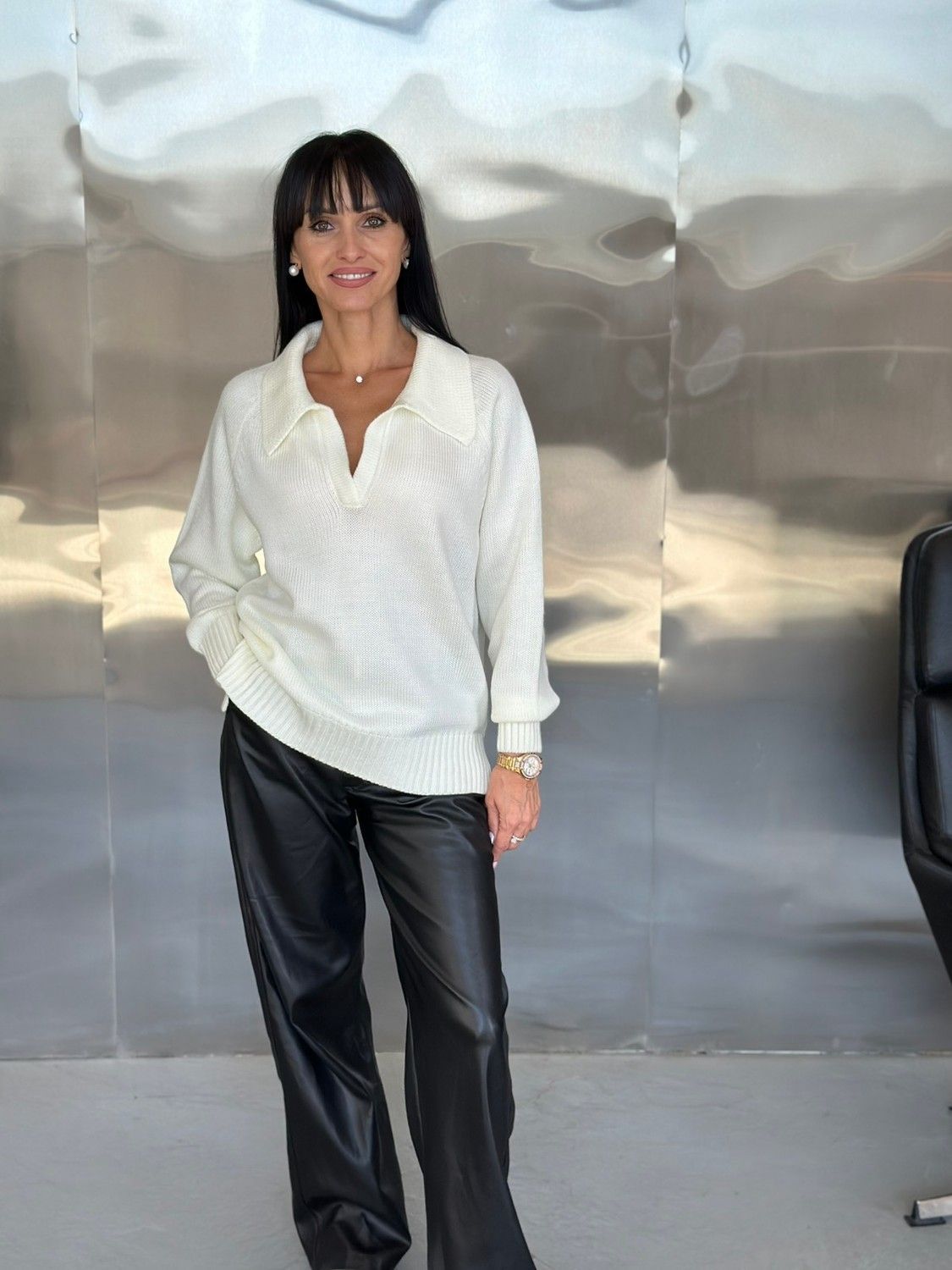 Pulover polo NORDIC — lapte