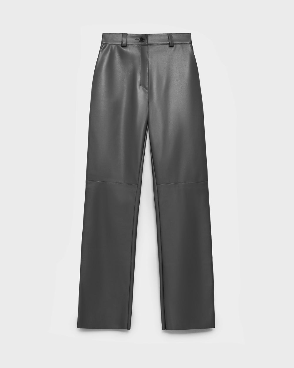 Pantaloni din piele ecologică 3076 — gri