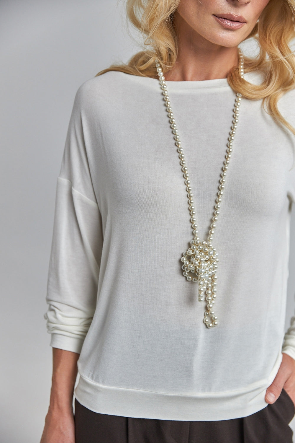 Pulover 3082 — ivory - ivory