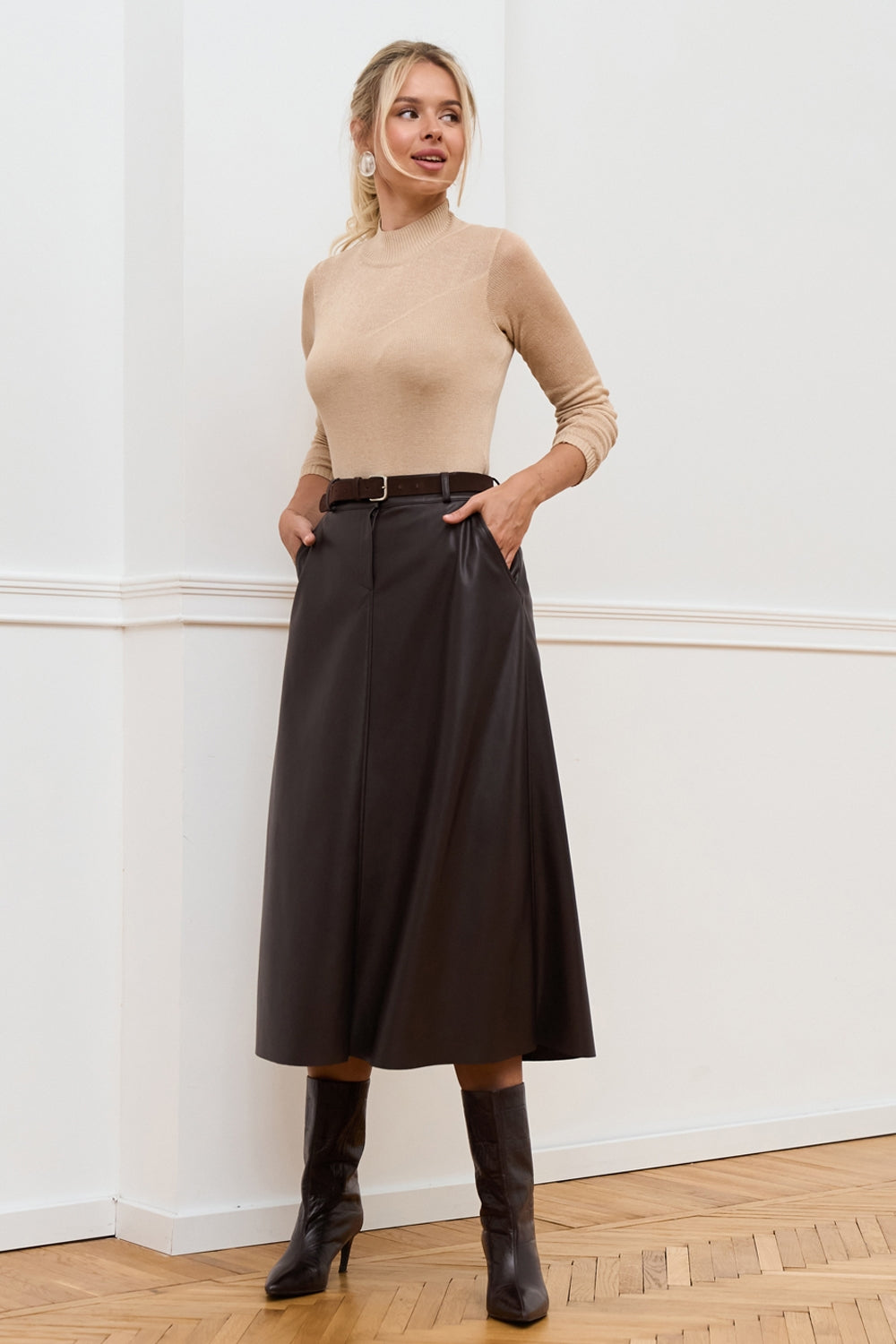 Longsleeve 2980 — bej roz - bej roz