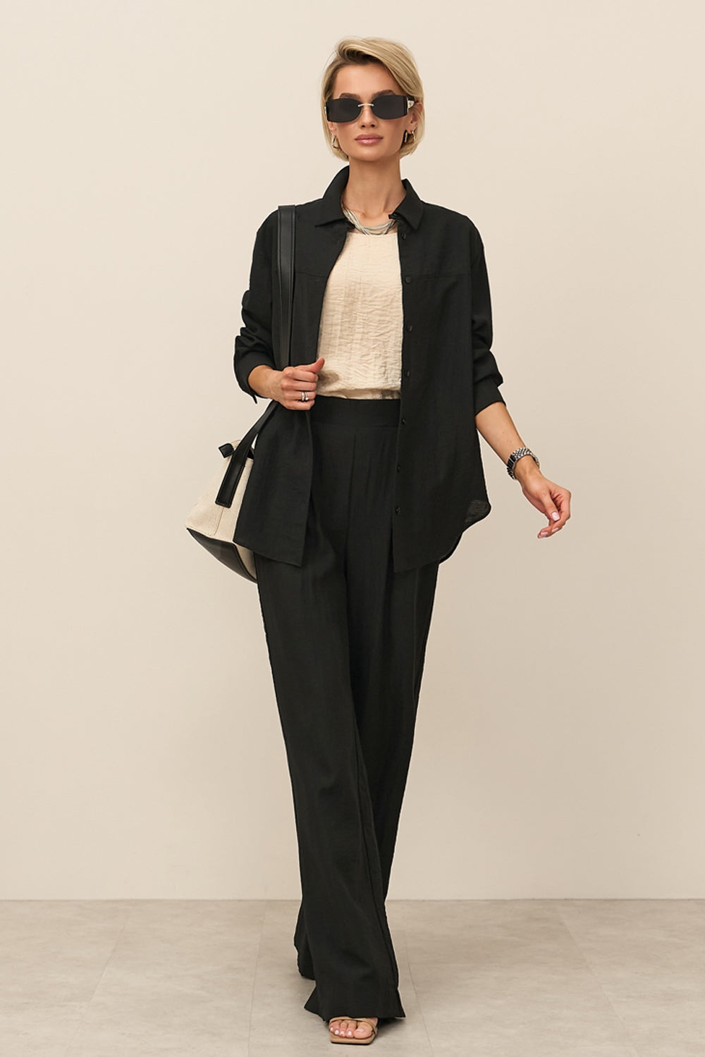Costum 3057 — negru - negru