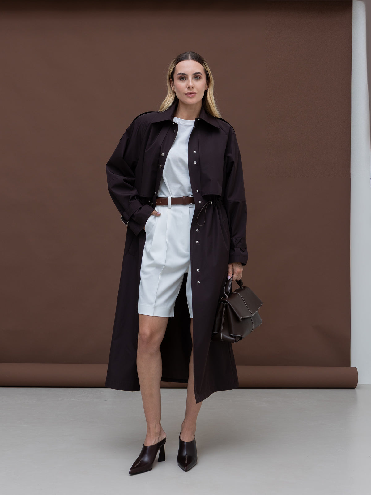 Trench Antalia CIOCOLATA