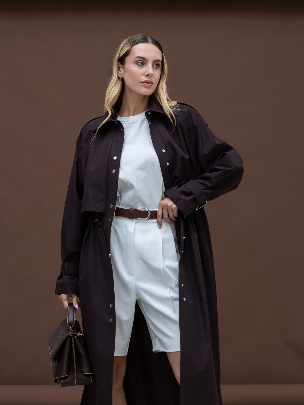 Trench Antalia CIOCOLATA