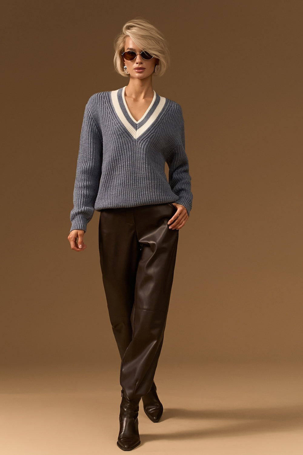 Pulover 2923 — denim - denim
