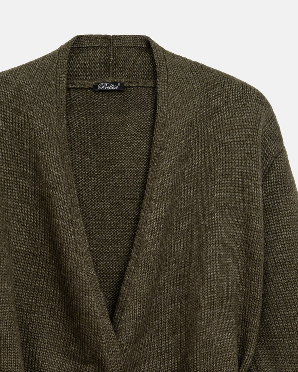 Cardigan petrecut 2966 — kaki - kaki