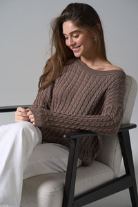 Pulover 2857 — mocca mousse - mocca mousse