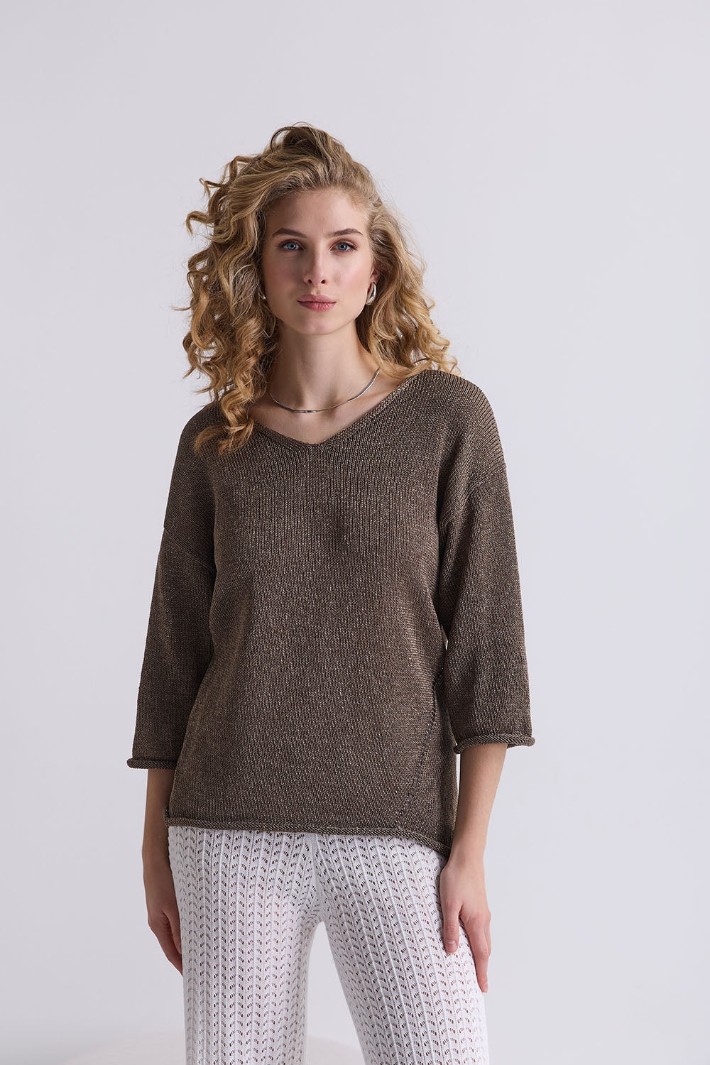 Pulover 2728 — bronz - bronz