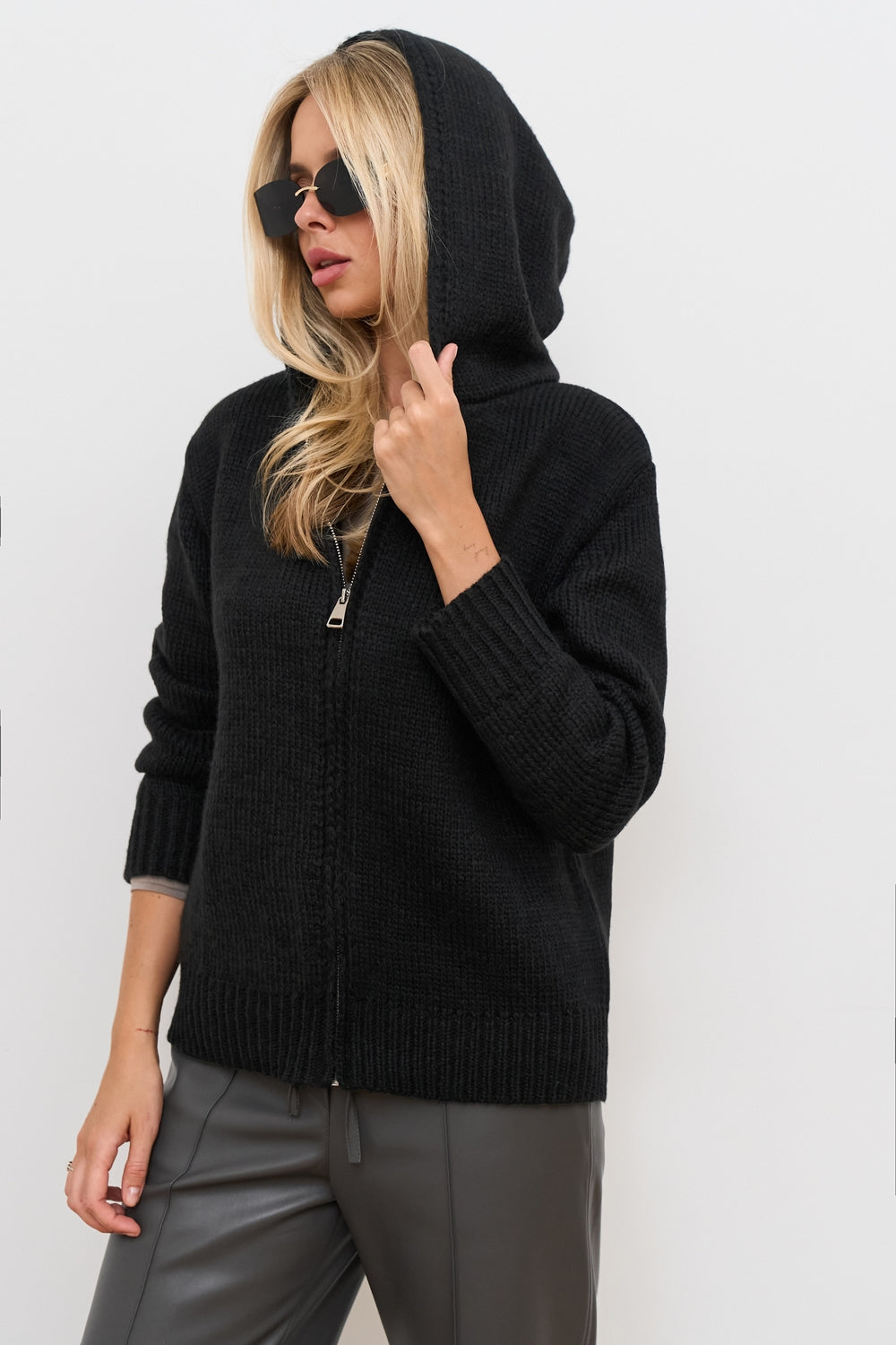 Cardigan 2936 — negru - negru