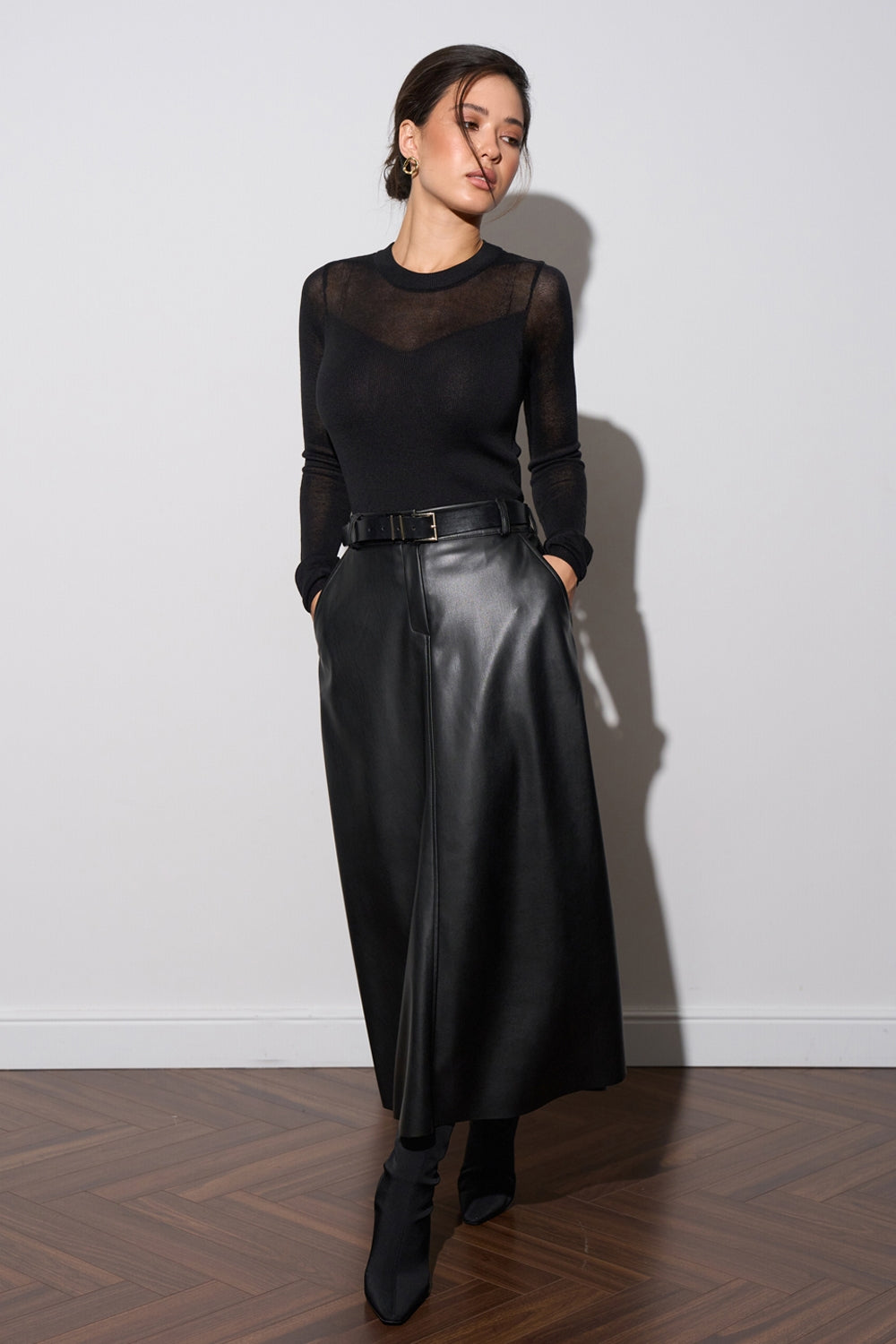 Longsleeve 2726 — negru - negru
