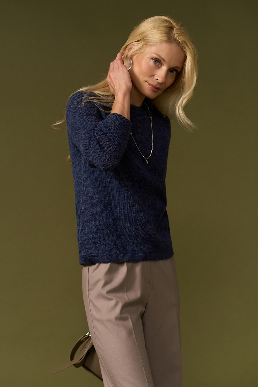 Pulover 2939 — cobalt - cobalt