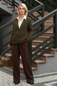 Cardigan 4011 — kaki