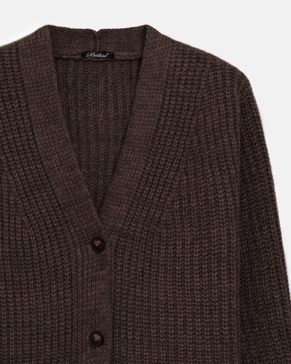 Cardigan 2931 — ciocolatiu - ciocolatiu