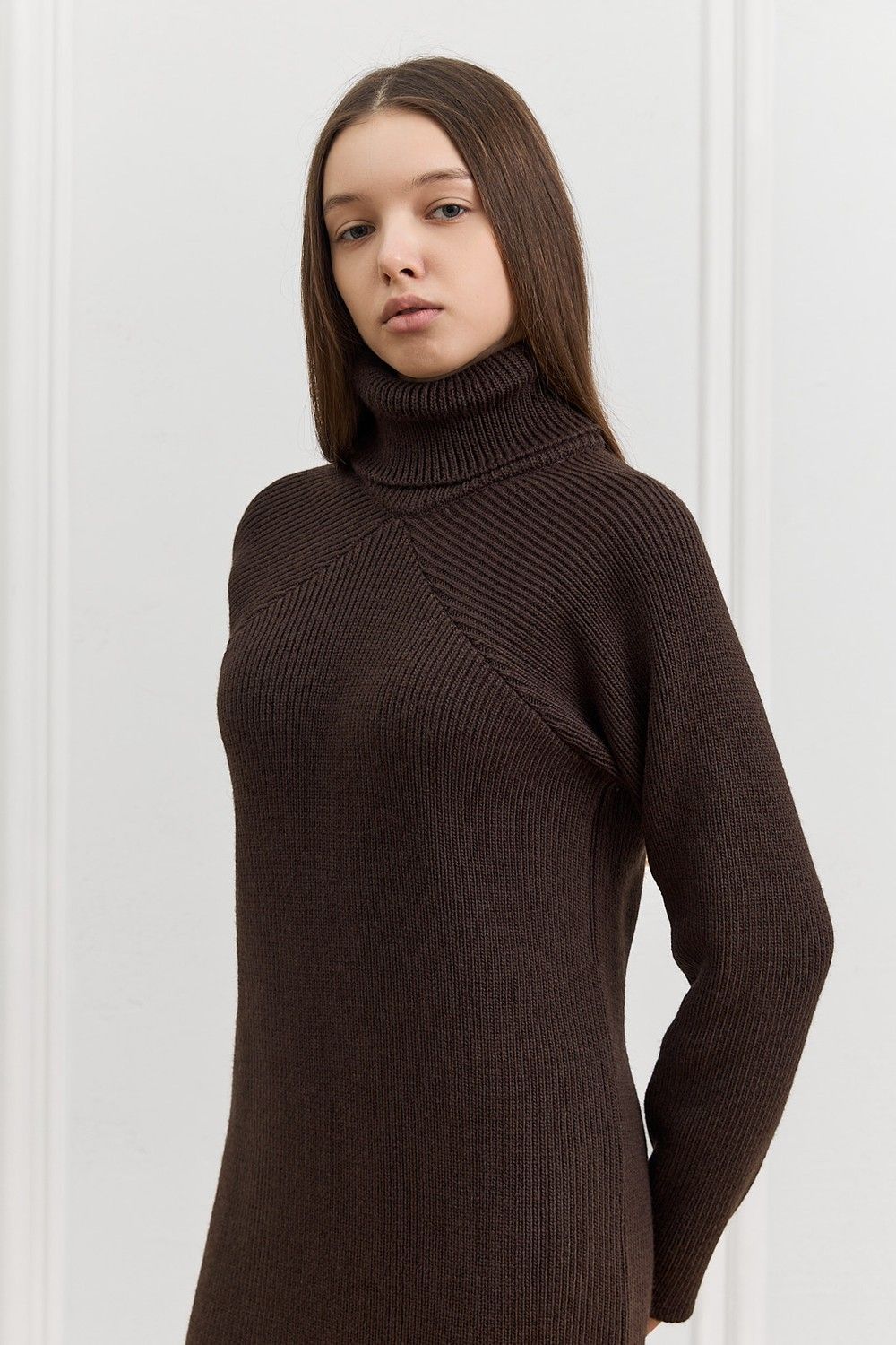 Rochie COZY — ciocolată