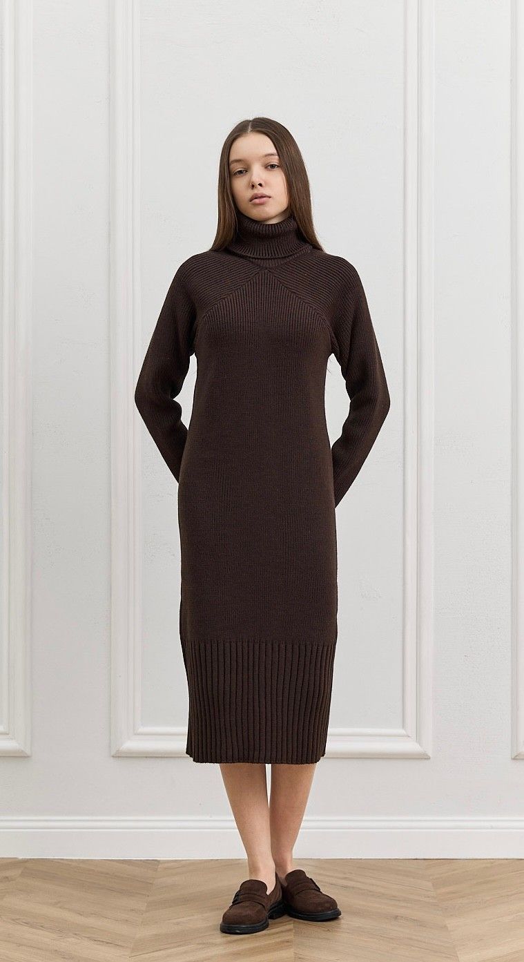 Rochie COZY — ciocolată