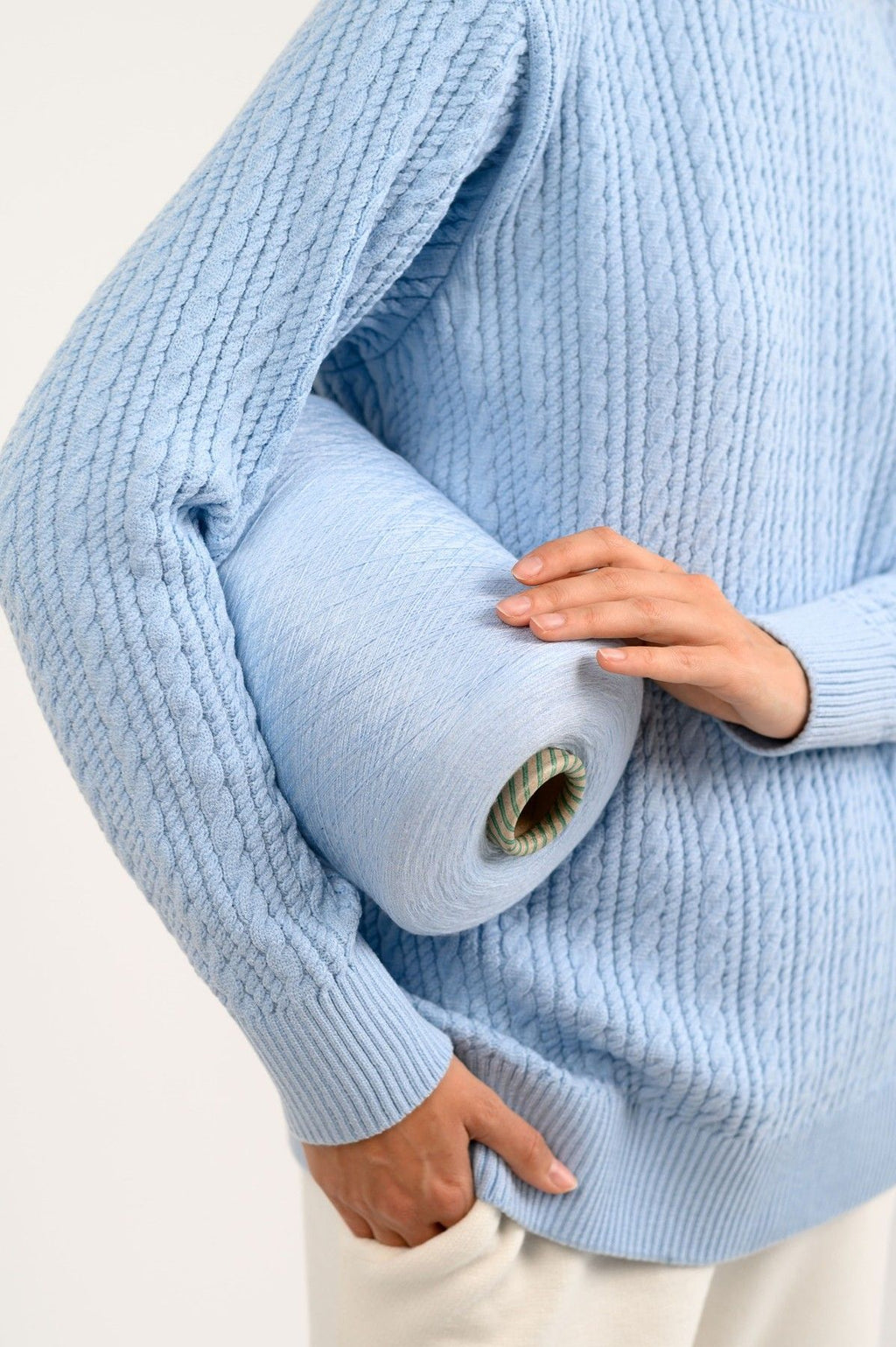 Pulover SOFT — bleu