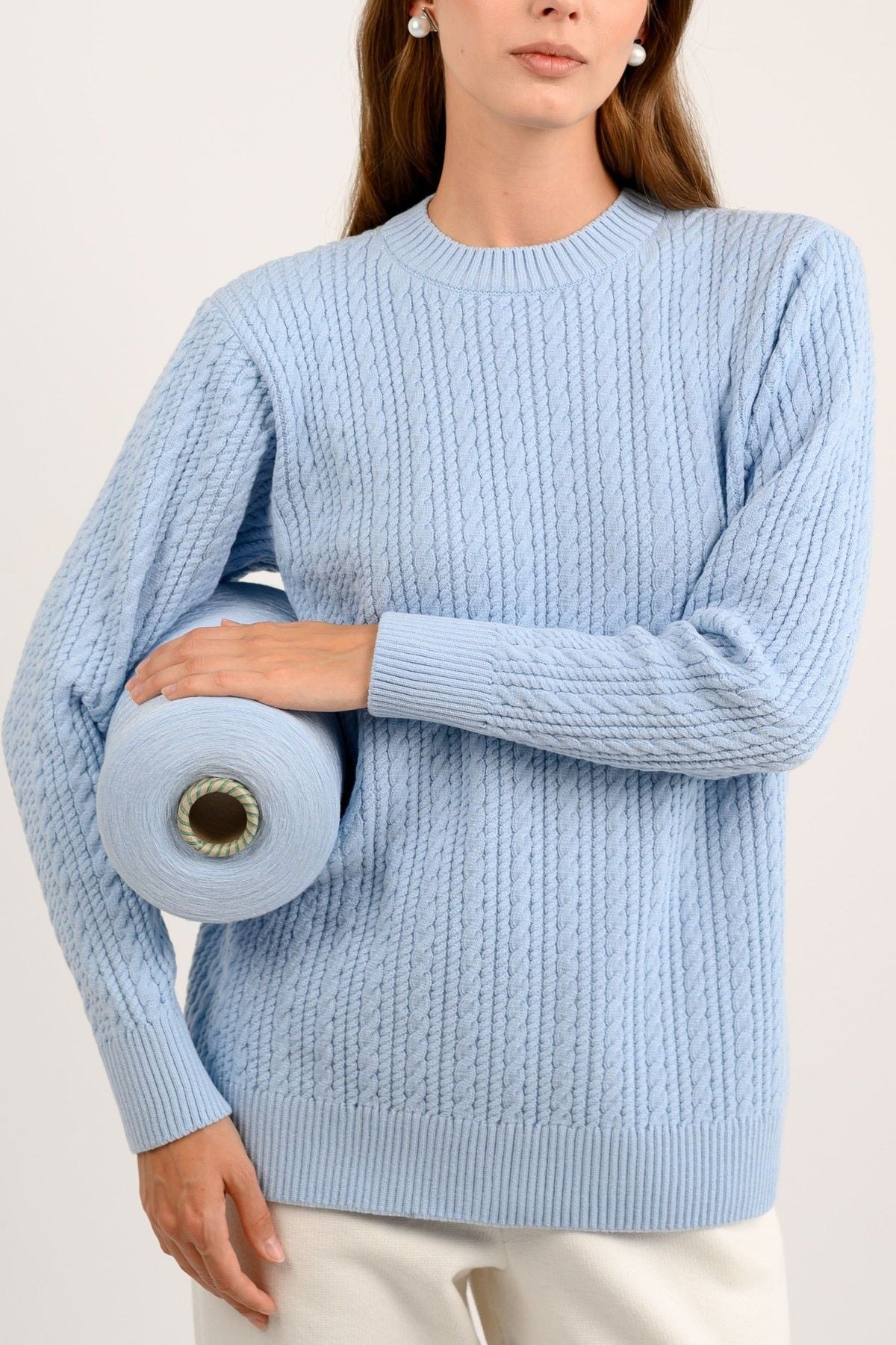 Pulover SOFT — bleu