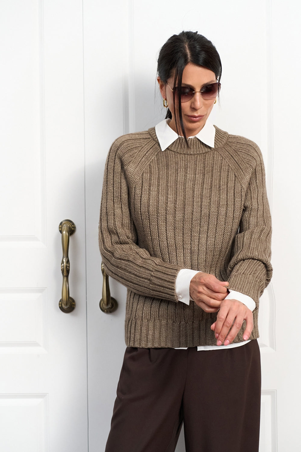 Pulover 2922 — cappuccino
