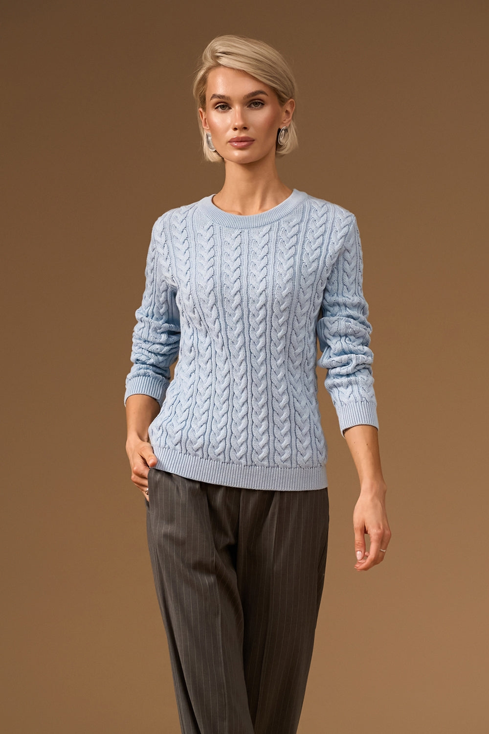 Pulover 2946 — bleu - bleu