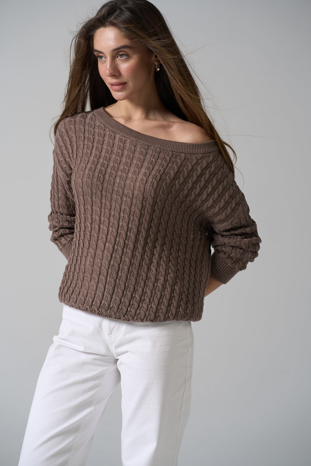 Pulover 2857 — mocca mousse - mocca mousse
