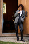 Cardigan 2987 — negru + in